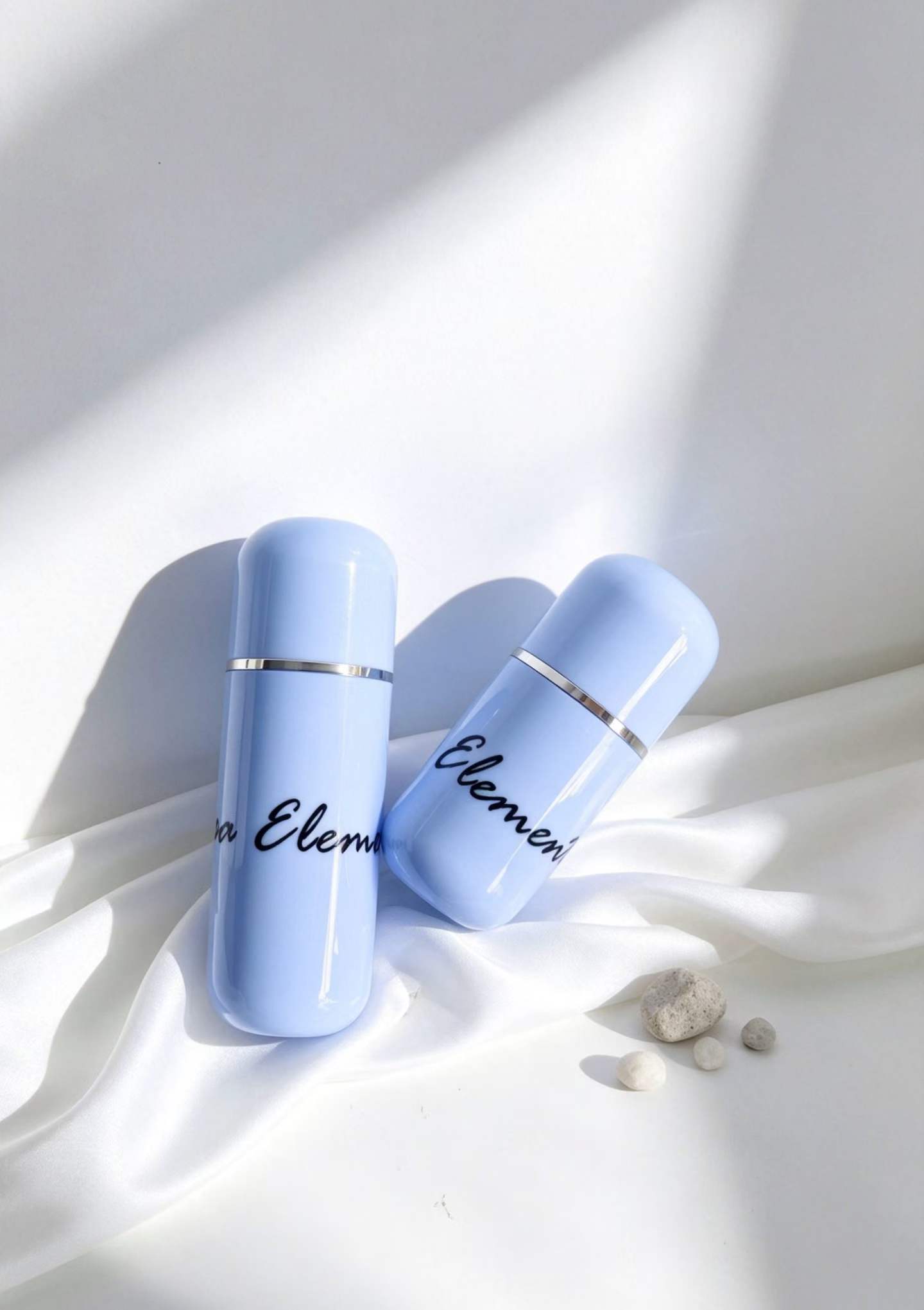 airless bottle with diversity cap 