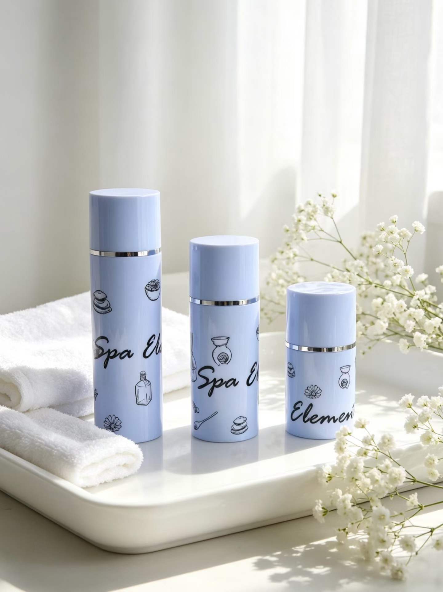 various capacities for lotion series