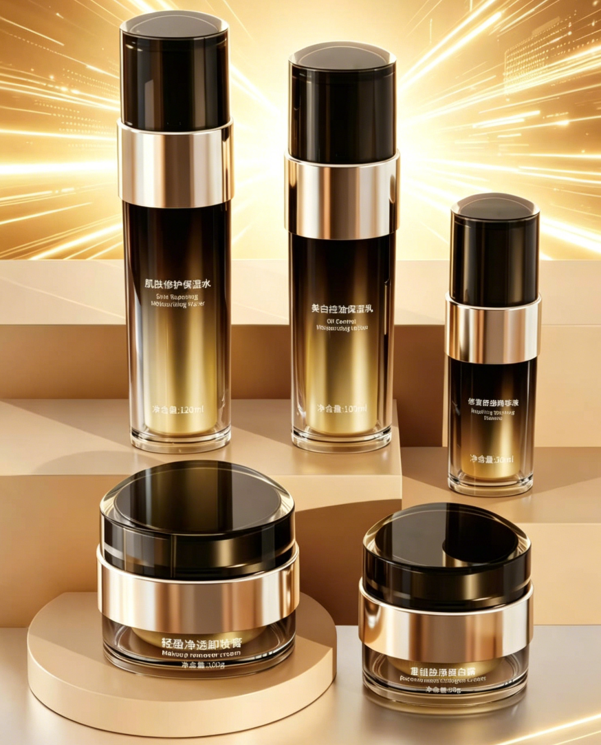 lotion bottle, serum jar, essence bottle