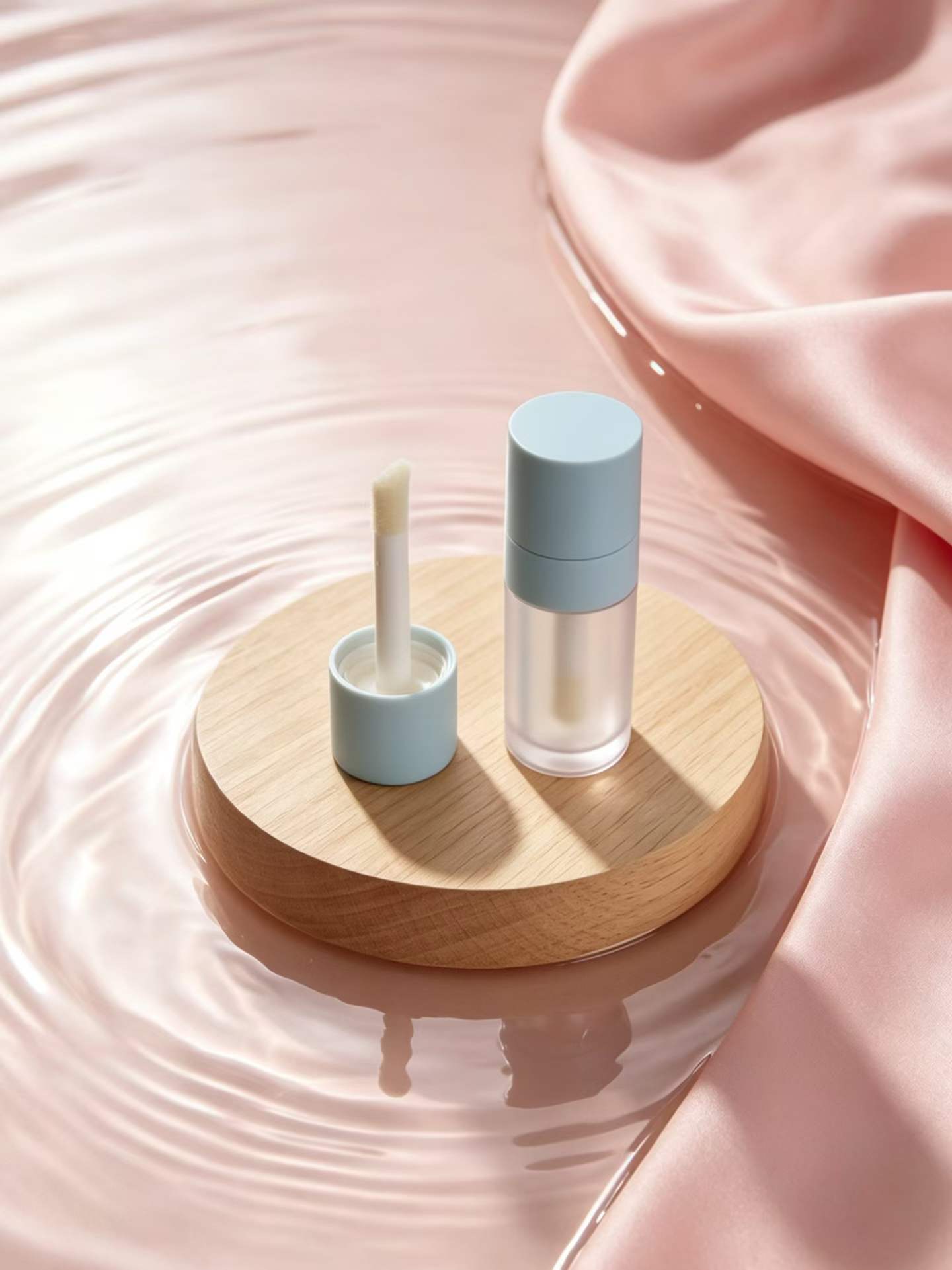 lip gloss bottle with plumper tip